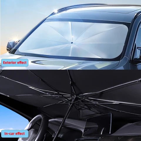 🔥Last Day 55% OFF - 2026 Upgraded Car Windshield Sun Shade Umbrella