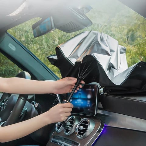 🔥Last Day 55% OFF - 2026 Upgraded Car Windshield Sun Shade Umbrella