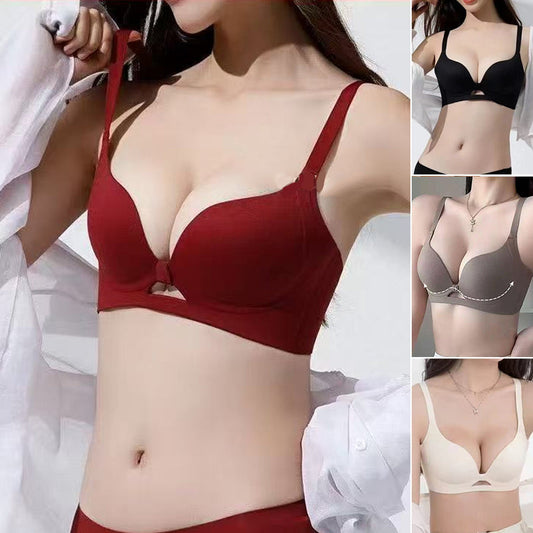 ⏳Time-limited Special⏰Solid Color Seamless & Wire-Free Push-up Bra with Shaping Support