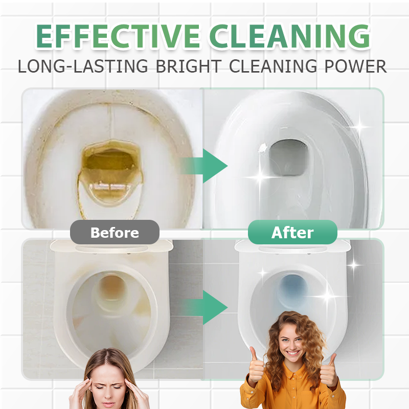 🌸Buy 2 Get 1 Free🌸Toilet Bowl Deodorizer Tablets with Fresh Aroma (1 tablet = 3 regular tablets) 🚽🧼