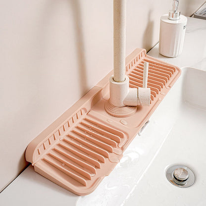 🥳HOT SALE🥳💞50K+ SOLD! Tap Mat – From £8.98! Fast-draining, non-slip & food-grade. Dry, tidy sink – grab yours! ✅