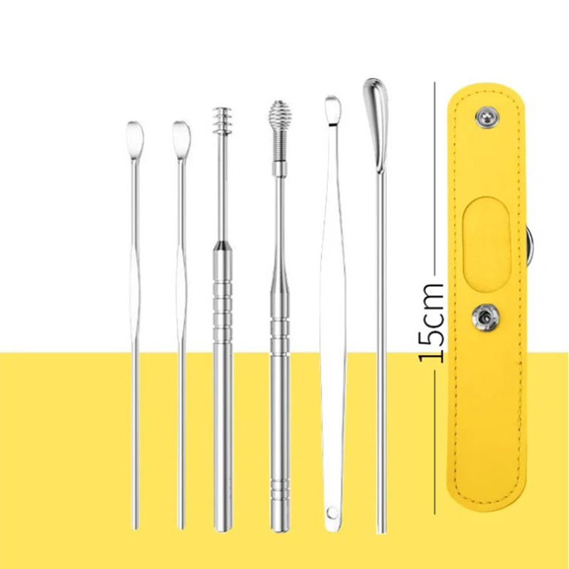 📢50% off for a limited time only📢Portable 6-piece stainless steel ear piercing kit - Spiral ear tool✨