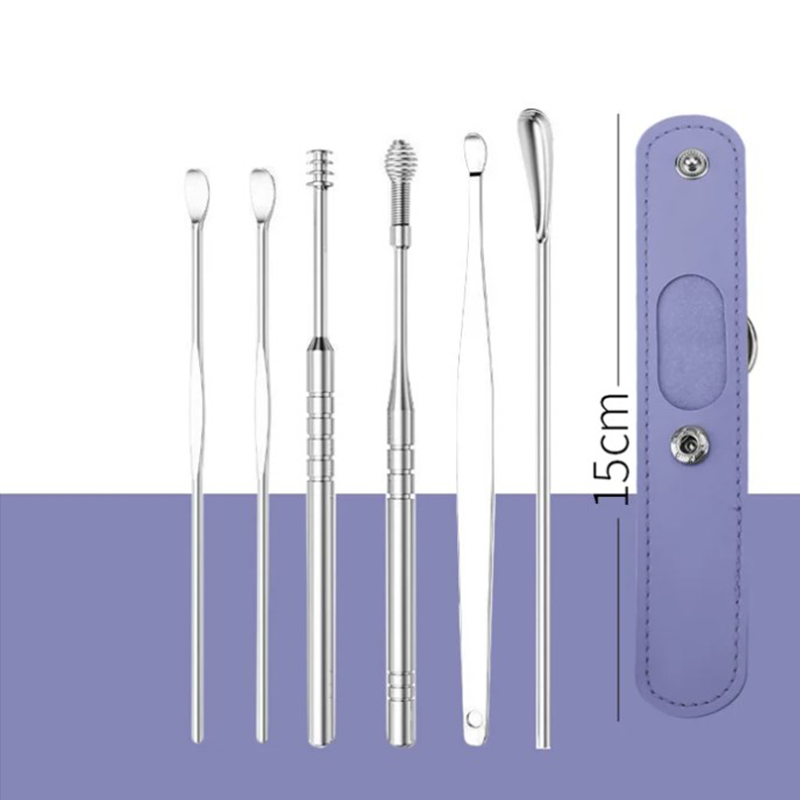 📢50% off for a limited time only📢Portable 6-piece stainless steel ear piercing kit - Spiral ear tool✨