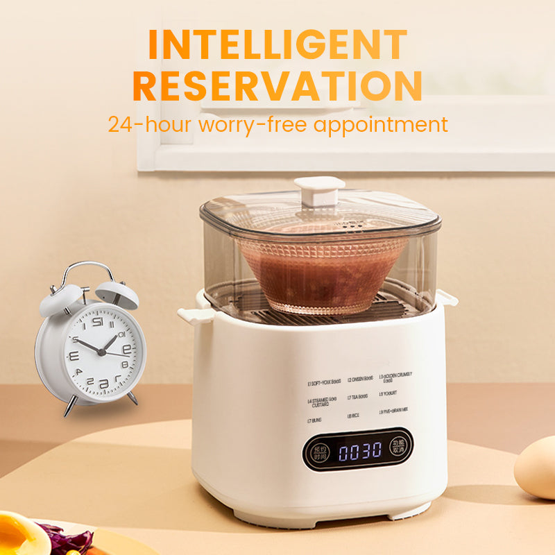🎁2025 Neues Design🥚✨Mini-Multifunktions-Eierkochset mit Smart Touch Panel