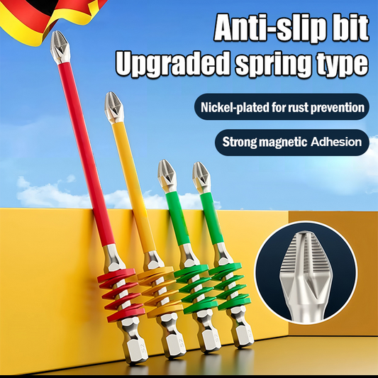 🔥New Hot Selling❤️‍🔥 Anti-Slip Magnetic Phillips Bit with Spring