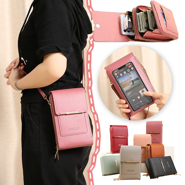 🔥Hot Sale 49% OFF -🎁Women's Touch Screen Mobile Phone Messenger bag