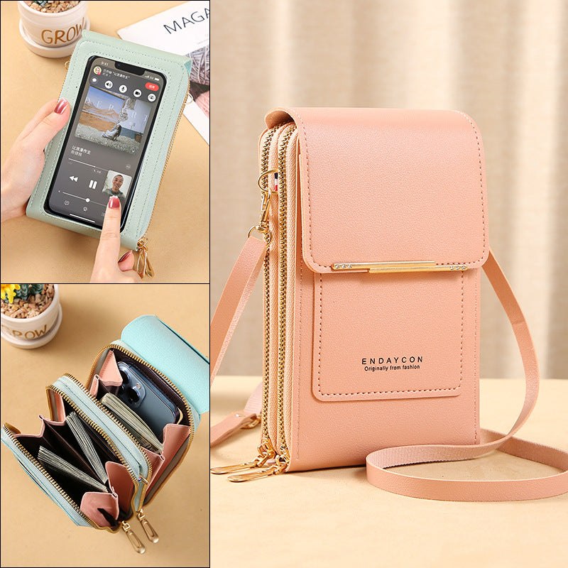 🔥Hot Sale 49% OFF -🎁Women's Touch Screen Mobile Phone Messenger bag