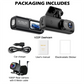 4K Dual Camera Dash Cam with GPS