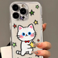 Colorful Graffiti Cat & Star iPhone Case