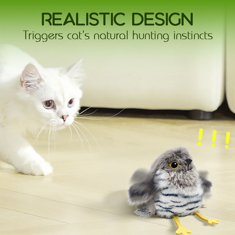 🔥2025 New Arrival🔥 Lifelike Bird-Shaped Interactive Cat Toy