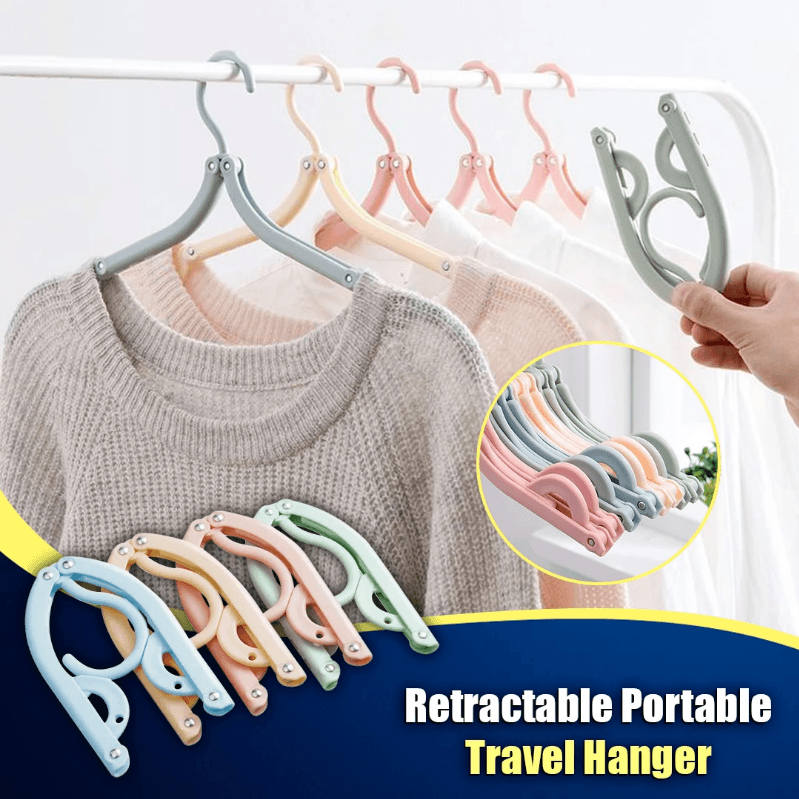 🔥Hot Sale 49% Off🔥🚀Foldable portable travel hangers, 10 pc