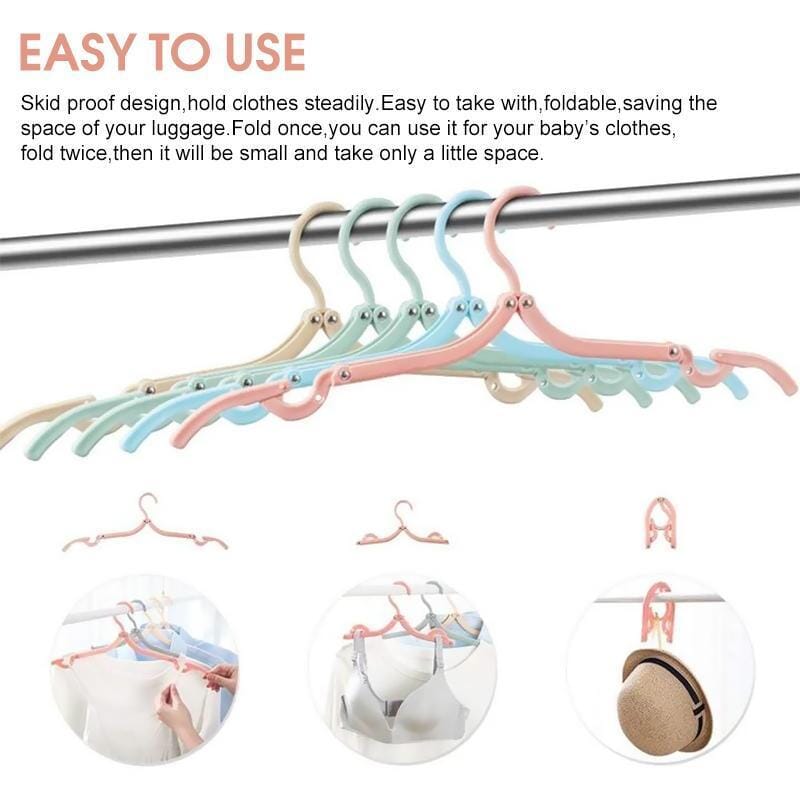 🔥Hot Sale 49% Off🔥🚀Foldable portable travel hangers, 10 pc
