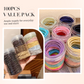 💥Last day clearance sale🔥 100PCS High Stretch Hair Ties in Jar