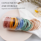 💥Last day clearance sale🔥 100PCS High Stretch Hair Ties in Jar