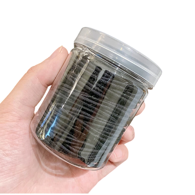 💥Last day clearance sale🔥 100PCS High Stretch Hair Ties in Jar