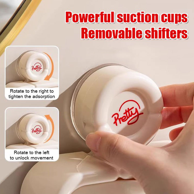 🔥HOT SALE🔥Wall-Mounted Soap Dish with Suction Cup & Flip-Top Lid