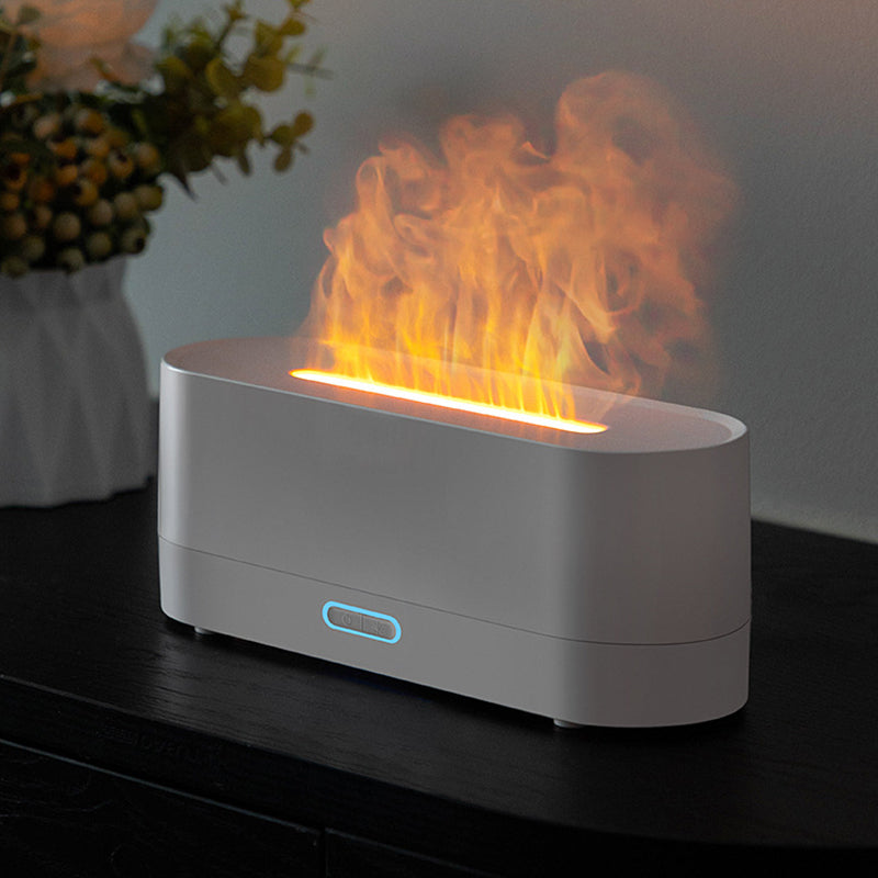 🔥Desktop Colorful Simulated Flame Aromatherapy Diffuser