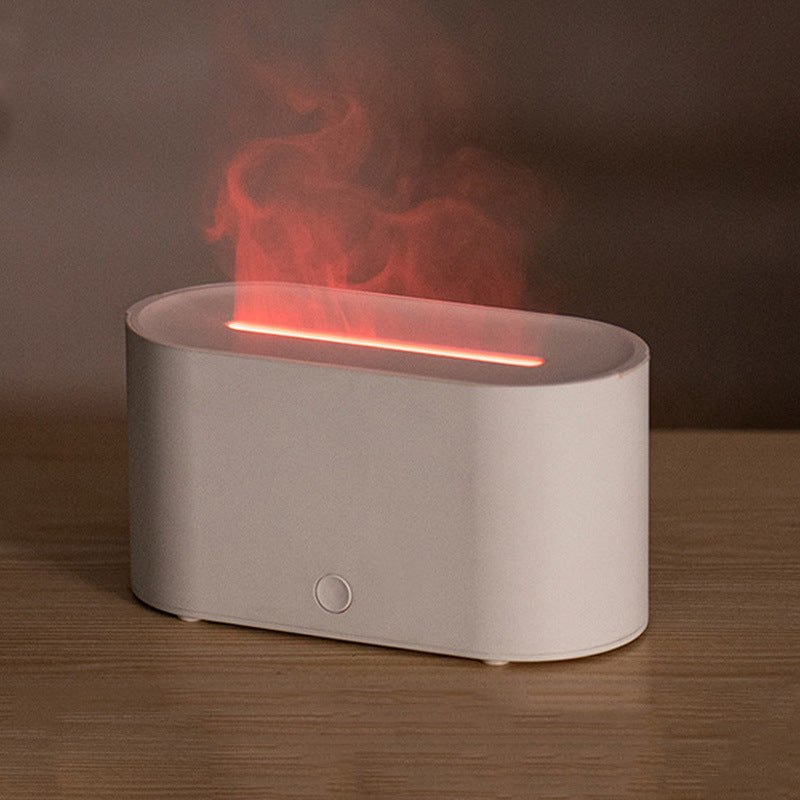 🔥Desktop Colorful Simulated Flame Aromatherapy Diffuser