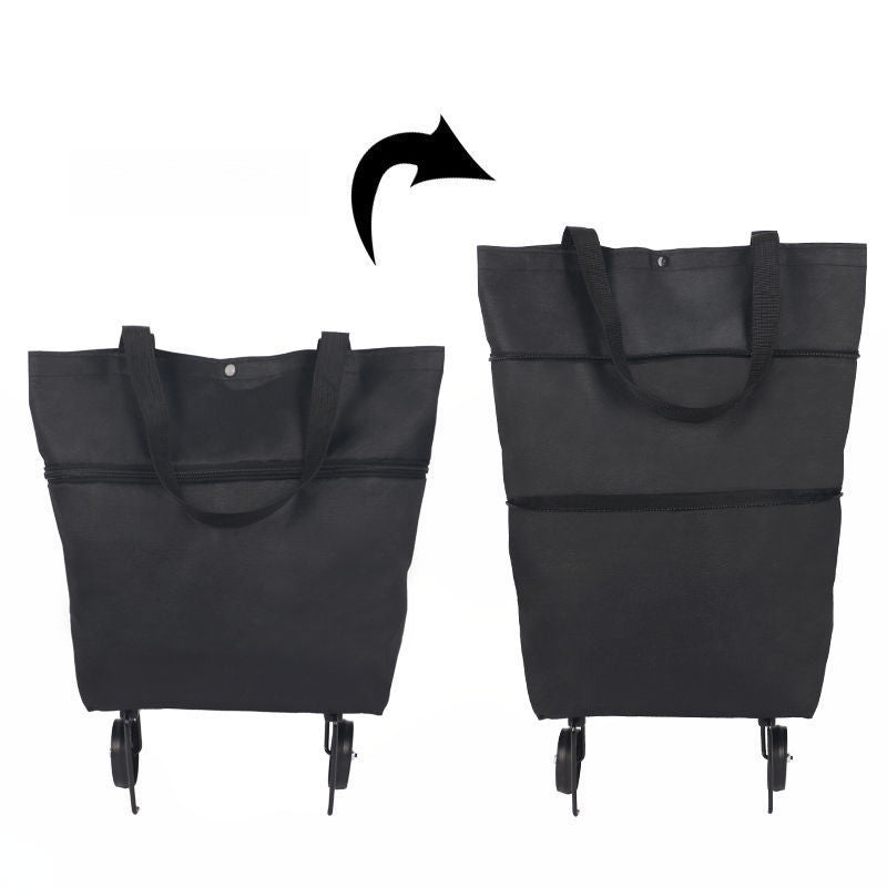 🎉2026 HOT SALE🎉💞100K+ SOLD! Foldable Shopping Cart – From £7.98! 2-in-1 carry & roll, 23L & 600D Oxford. Shop smarter – grab yours! ✅