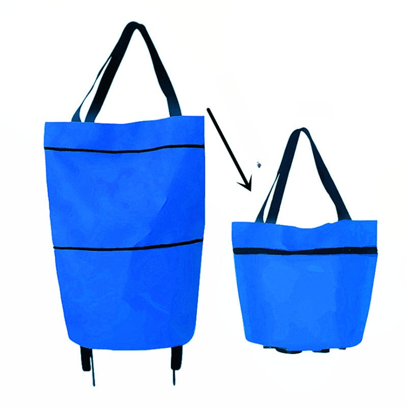 🎉2026 HOT SALE🎉💞100K+ SOLD! Foldable Shopping Cart – From £7.98! 2-in-1 carry & roll, 23L & 600D Oxford. Shop smarter – grab yours! ✅