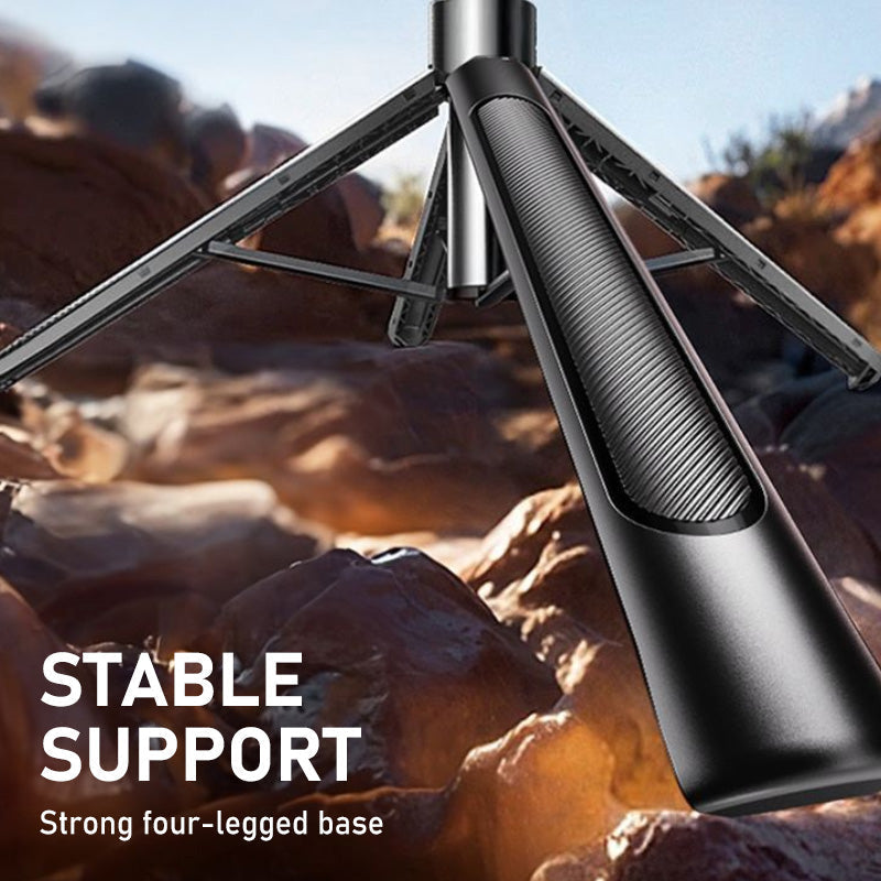 📱 50% OFF! 50K+ sold! 4-legged selfie stick – one-button pop-up, extends to 180cm, stable on any surface! ✨🎥