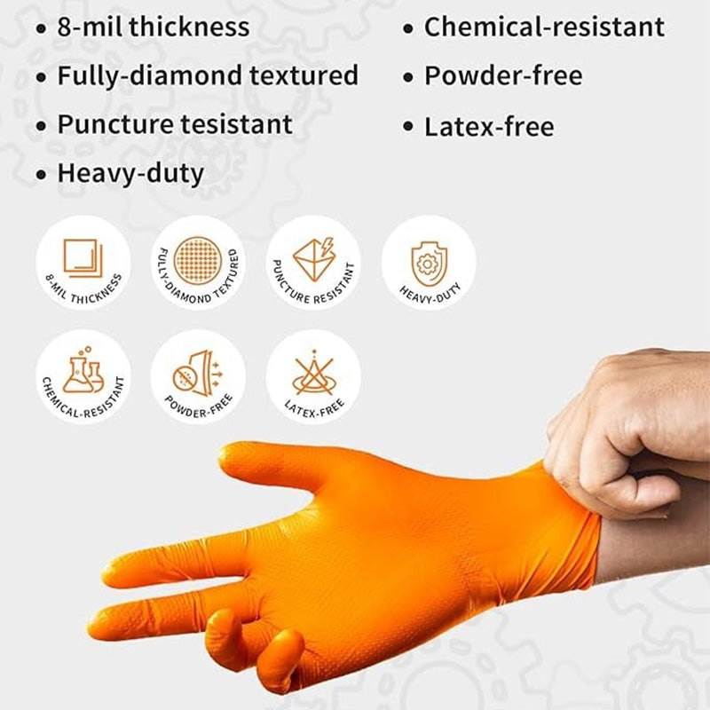 🔥Hot Sale 50% 0FF🔥Super wear-resistant nitrile gloves 30 PCS