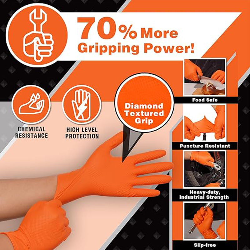 🔥Hot Sale 50% 0FF🔥Super wear-resistant nitrile gloves 30 PCS