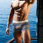 Men's Breathable Geometric Pattern Boxer Briefs（Buy 1 Get 2 Free）