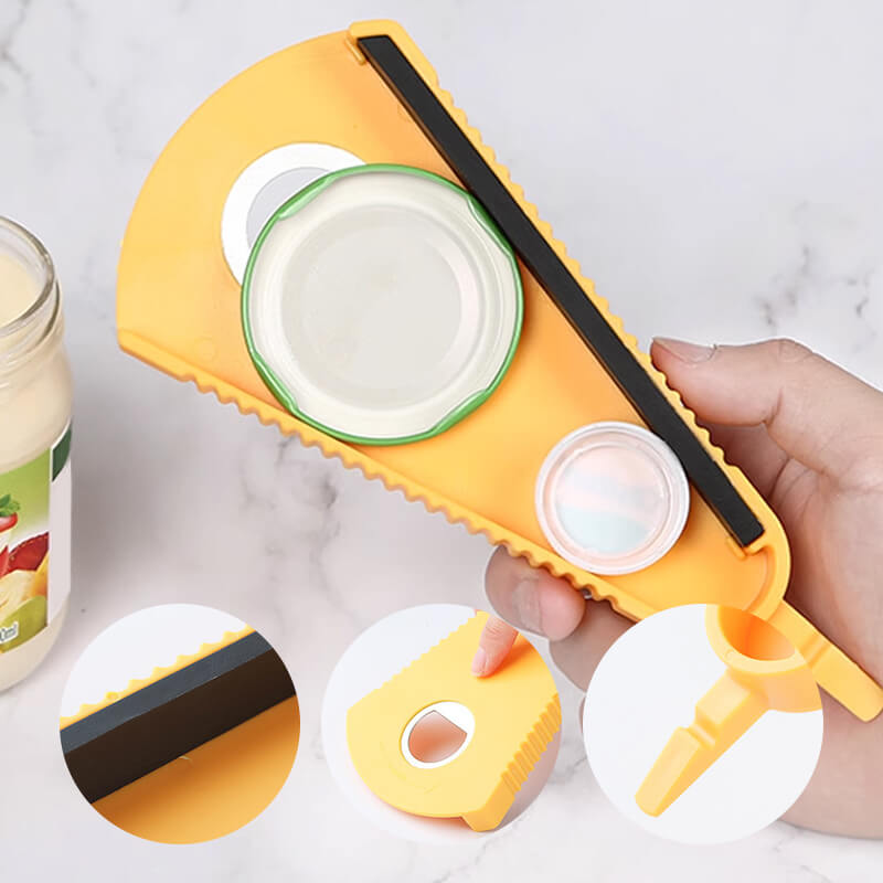 🥳HOT SALE🥳💞50K+ SOLD! Multi-Opener – From £6.99! Opens 6 lid types, non-slip & easy grip. Effortless opening – grab yours! ✅