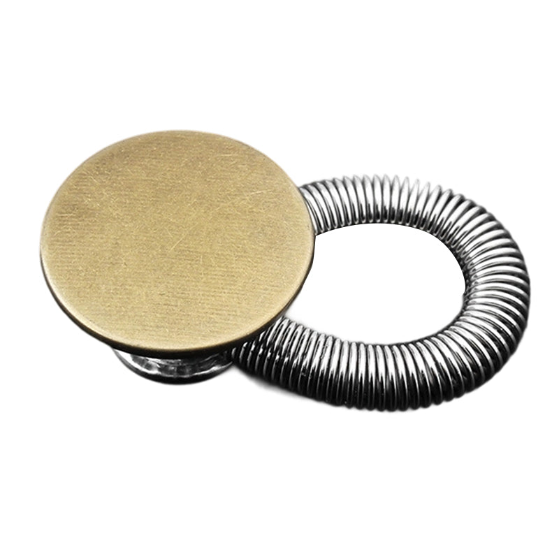 🏆Spring-loaded metal waist extension button for jeans🔩👖