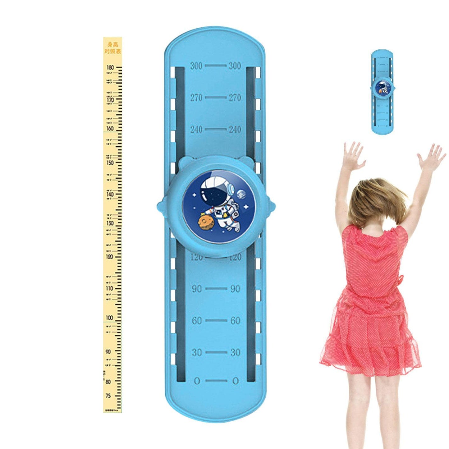 Kids Growth Toys - 10 Positions Kids Growth Wall Height Jump Trainer with Height Stickers