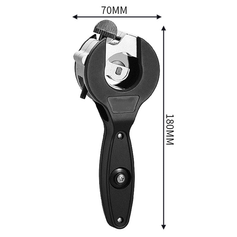 🔧 50% OFF! ✨ One-Hand Ratchet Pipe Cutter - Ergonomic Design for Precise Cuts on Copper/Plastic/Aluminum 🛠️📏