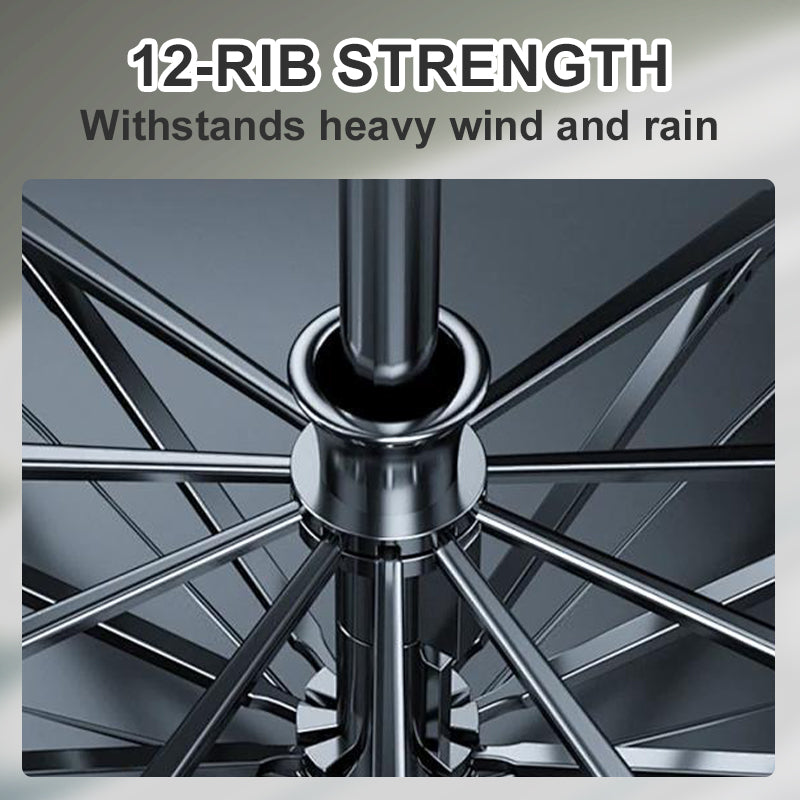 📢  HOT SALE 49% OFF ☔12-Rib Large Foldable Windproof Umbrella