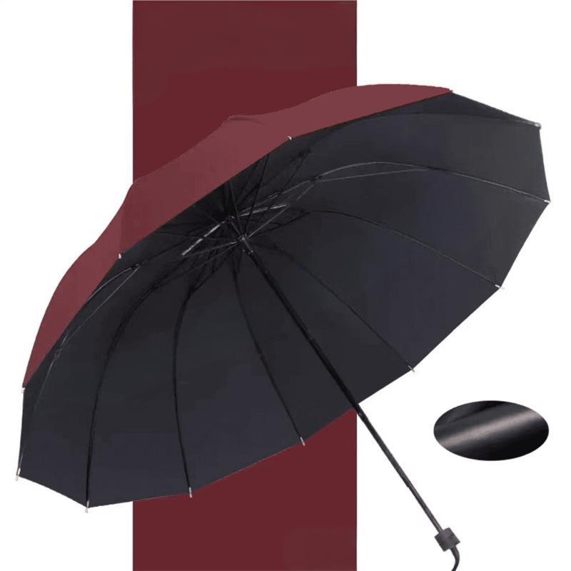 📢  HOT SALE 49% OFF ☔12-Rib Large Foldable Windproof Umbrella