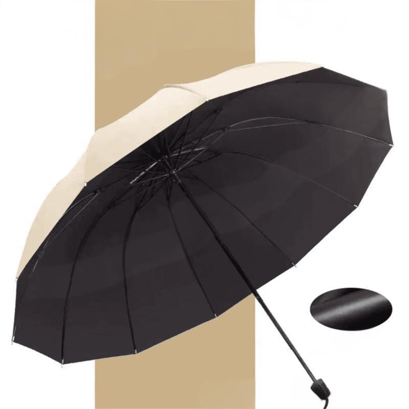 📢  HOT SALE 49% OFF ☔12-Rib Large Foldable Windproof Umbrella