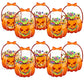 🥳2026 BESTSELLER🥳 Halloween Treat Bags – Pumpkin Design, Resealable Zipper – Easy Carry Handle – 20-Pack – Ideal for Trick-or-Treat & Parties! 🛡️💨