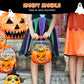 🥳2026 BESTSELLER🥳 Halloween Treat Bags – Pumpkin Design, Resealable Zipper – Easy Carry Handle – 20-Pack – Ideal for Trick-or-Treat & Parties! 🛡️💨