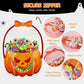 🥳2026 BESTSELLER🥳 Halloween Treat Bags – Pumpkin Design, Resealable Zipper – Easy Carry Handle – 20-Pack – Ideal for Trick-or-Treat & Parties! 🛡️💨