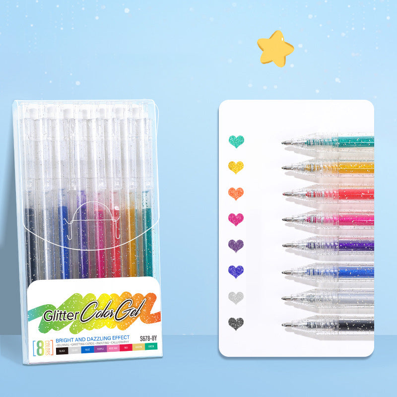 🔥LAST DAY SALE ONLY ￡8.99!!✨50K+ SOLD!🎁Glitter Gel Pen Set
