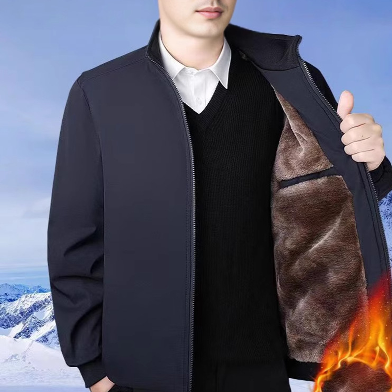 🧥 60% OFF NOW! 💨 Men's Windproof Warm Jacket - Anti-Wrinkle & Weatherproof, Ideal for Outdoor Activities in Cold Weather ❄️📦