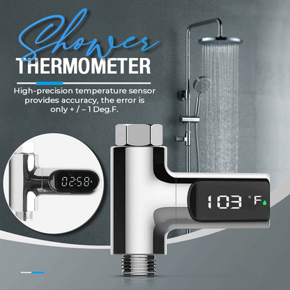 💖 New Year Special Offer🎉: 50% OFF!!!🔥🌡️ SHOWER THERMOMETER - LCD Display with Backlight, Easy Installation Without Tools, IPX7 Waterproof, Perfect for Modern Bathroom 🛁✨
