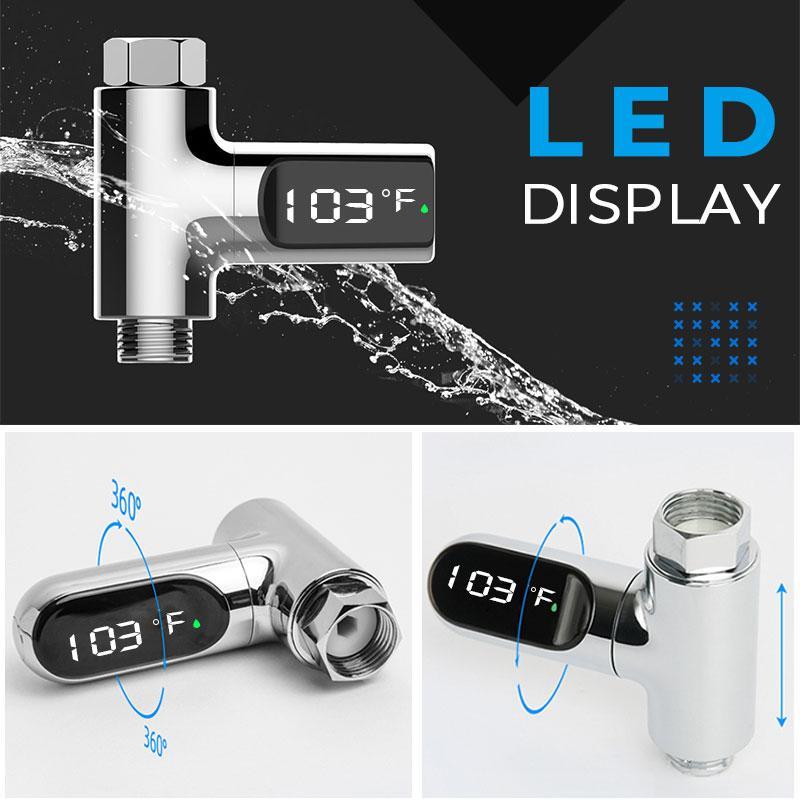 💖 New Year Special Offer🎉: 50% OFF!!!🔥🌡️ SHOWER THERMOMETER - LCD Display with Backlight, Easy Installation Without Tools, IPX7 Waterproof, Perfect for Modern Bathroom 🛁✨