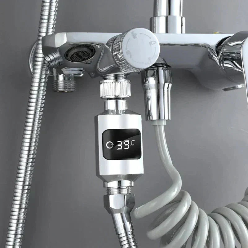 💖 New Year Special Offer🎉: 50% OFF!!!🔥🌡️ SHOWER THERMOMETER - LCD Display with Backlight, Easy Installation Without Tools, IPX7 Waterproof, Perfect for Modern Bathroom 🛁✨