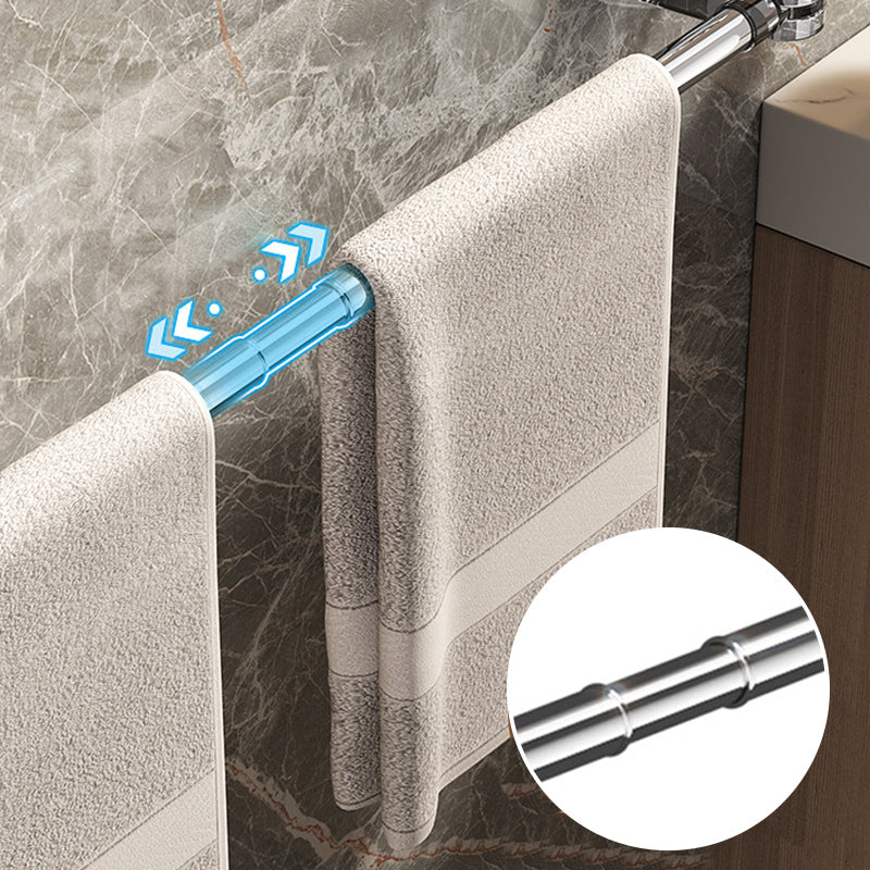 🥳HOT SALE🥳💞50K+ SOLD! Towel Bar – From £10.99! No-drill, extendable & rust-proof. Tidy bathroom – grab yours! ✅