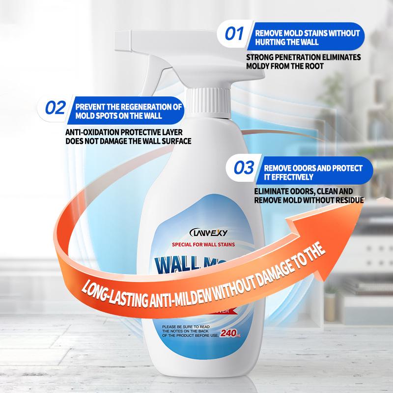 🔥 BUY 2 GET 1 FREE! ✨ Lanwexy Mould Removal Spray - Eliminates Stubborn Mould in Minutes, Prevents Regrowth on Tiles & Surfaces 🚿🧼