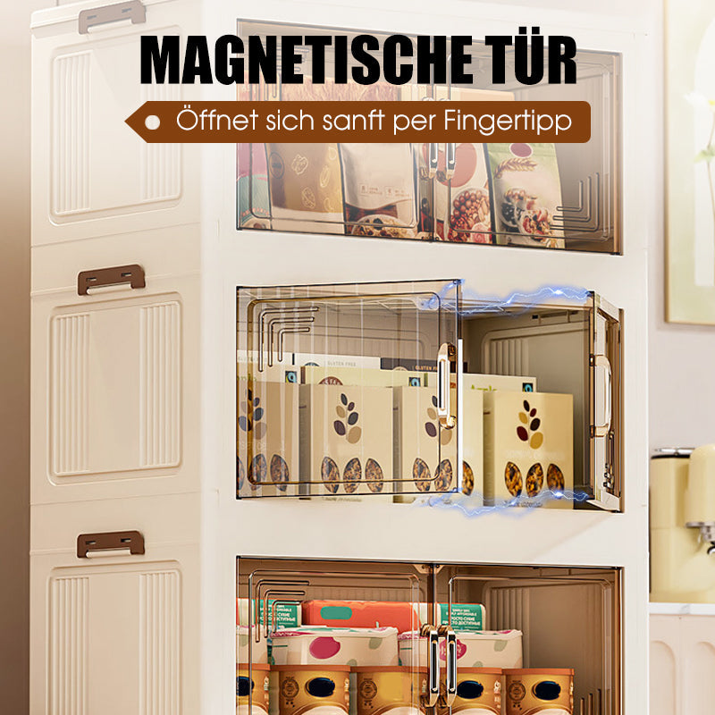 📦 50% OFF NOW! 🏠 Foldable Storage Box with Lid & Wheels – Stackable (1-5 Layers), Space-Saving & Versatile for Home Organizing 🗄️