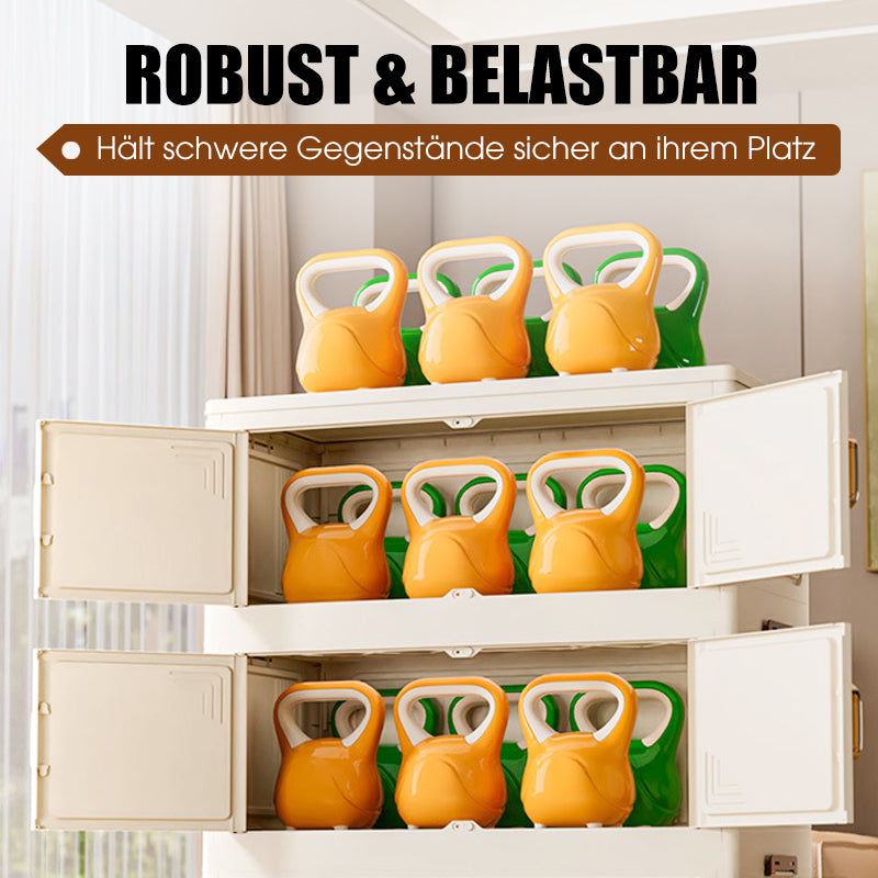 📦 50% OFF NOW! 🏠 Foldable Storage Box with Lid & Wheels – Stackable (1-5 Layers), Space-Saving & Versatile for Home Organizing 🗄️