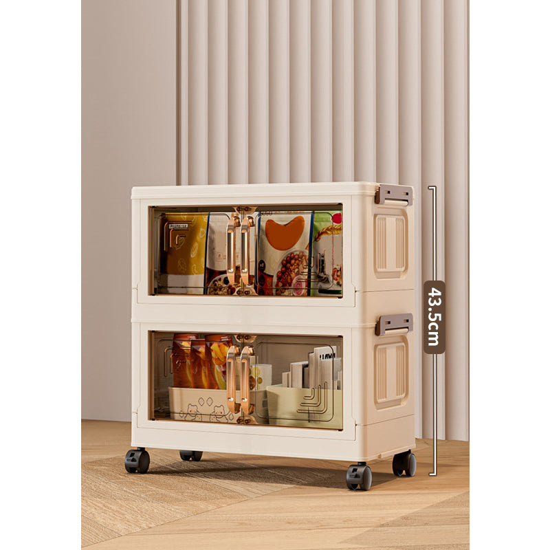 📦 50% OFF NOW! 🏠 Foldable Storage Box with Lid & Wheels – Stackable (1-5 Layers), Space-Saving & Versatile for Home Organizing 🗄️