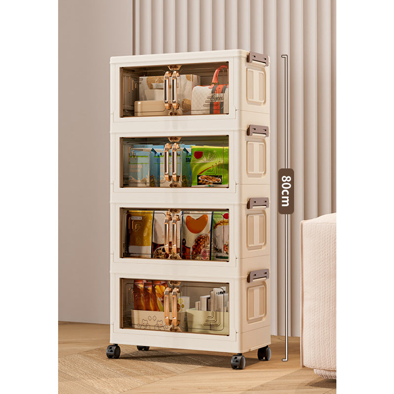 📦 50% OFF NOW! 🏠 Foldable Storage Box with Lid & Wheels – Stackable (1-5 Layers), Space-Saving & Versatile for Home Organizing 🗄️