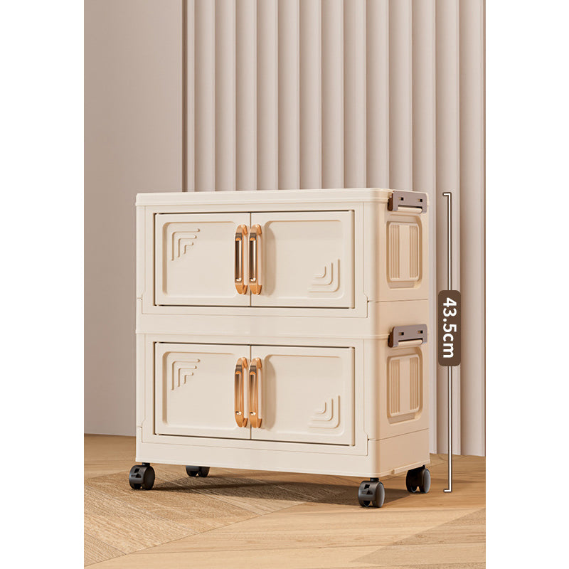 📦 50% OFF NOW! 🏠 Foldable Storage Box with Lid & Wheels – Stackable (1-5 Layers), Space-Saving & Versatile for Home Organizing 🗄️